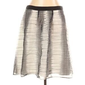 NWT Club Monaco Raquel Skirt Black/White size 0